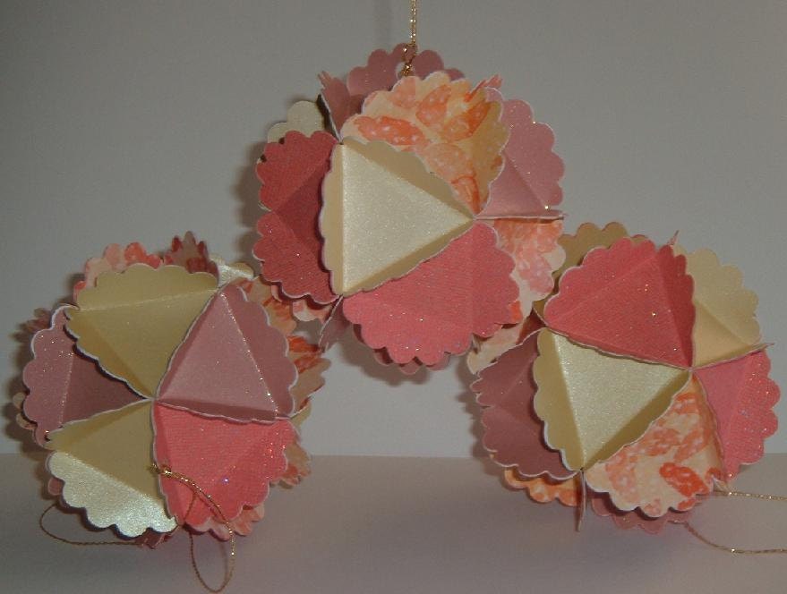 Paper Ball Ornaments