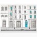 The magic door  - 5x7 Paris illustration - Paris art illustration print,Paris decor,Love,turquoise,blue,white,France,French fine art,Paris