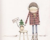 Jack The Lumberjack 8x10 Print