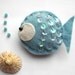 Felt Fish Brooch in Blue, Felt Brooch, Felt Fish, Blue Fish, Felt Fish Pin, Felt Pin, Handmade