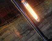 Edison Bulb Industrial Floor Lamp - Pipe Fixture - Steampunk Furniture - Pendant Lighting