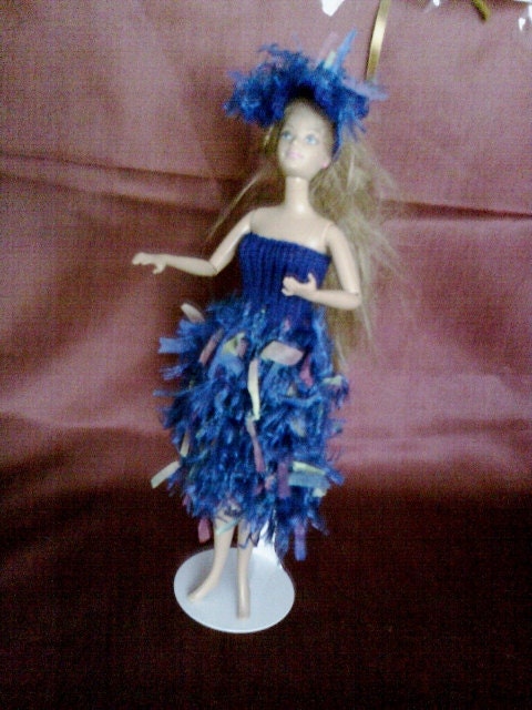 New handmade ROYAL WEDDING inspired design dress and hat - barbie doll clothes (nannycheryl)  760x 54
