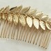 ON SALE: bride hair comb - 24k gold plated Bridal hair comb - Victorian shabby chic vintage style - Gold hair comb