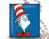 CAT in the HaT - Scrabble Tile Pendant- DR. SEUSS 01- Buy 2 Pendants Get 1 Free