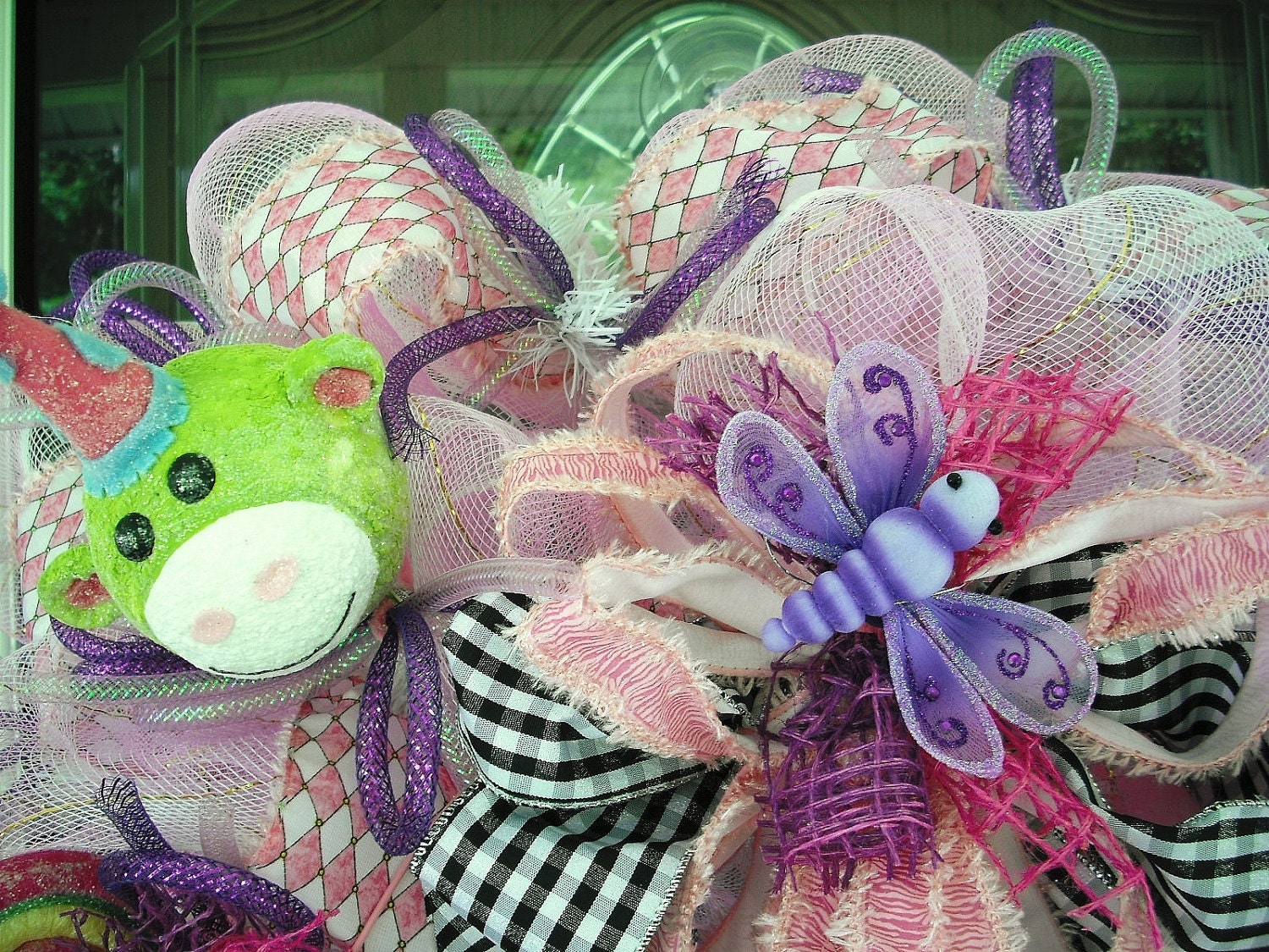 Sale Birthdays Deco Mesh Wreath