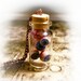 Eyeballs in a bottle necklace, creepy, weird, horror, psychobilly jewelry