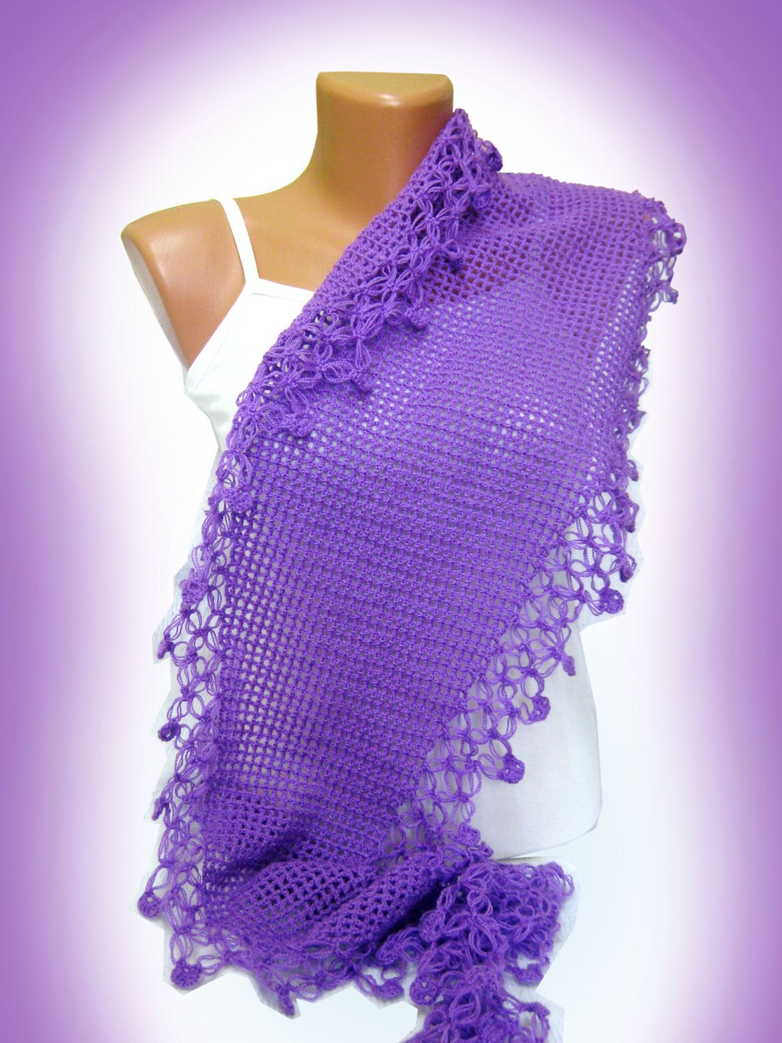 Amthyst Scarves, Fashion Purple, lilac, Hand Knit, woman scarf. Personalized Design. Latest Fashion. scarf, neckwarmer, scarflette...