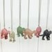 Glitter Dinosaur Necklace in Pink -RaWr-