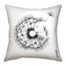 Reserved for Sandy Designer pillow cushion with an Oduvan (dandelion) print (insert NOT included)