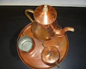 Brass and Copper Coffee Set - Found in France