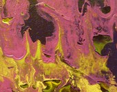Searching for Swans--abstract scene on two canvases