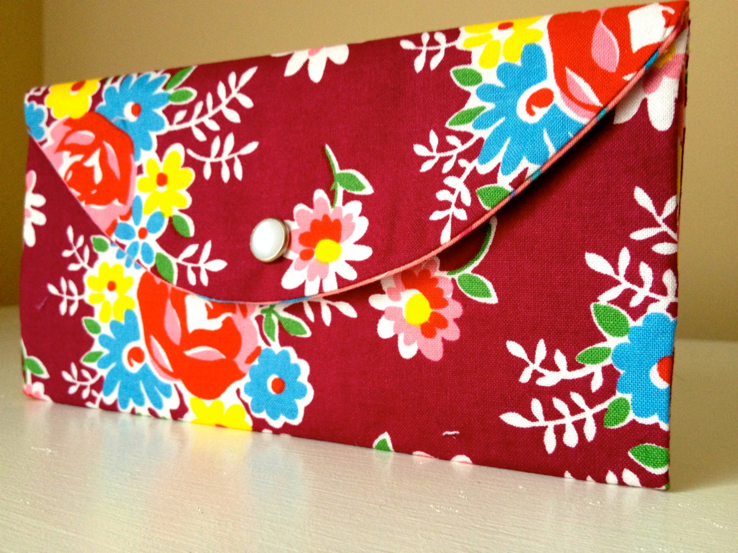 Wallet - Plum Flowers