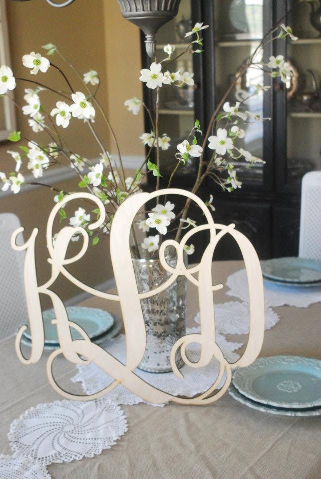 Wood Monogram-18 inch