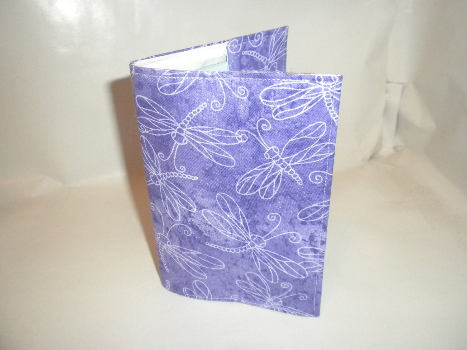 Purple Passport case Dragonfly passport cover holder
