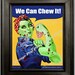 8x10 Art Print - Zombie Rosie the Riveter Feminist Icon Eats Brains