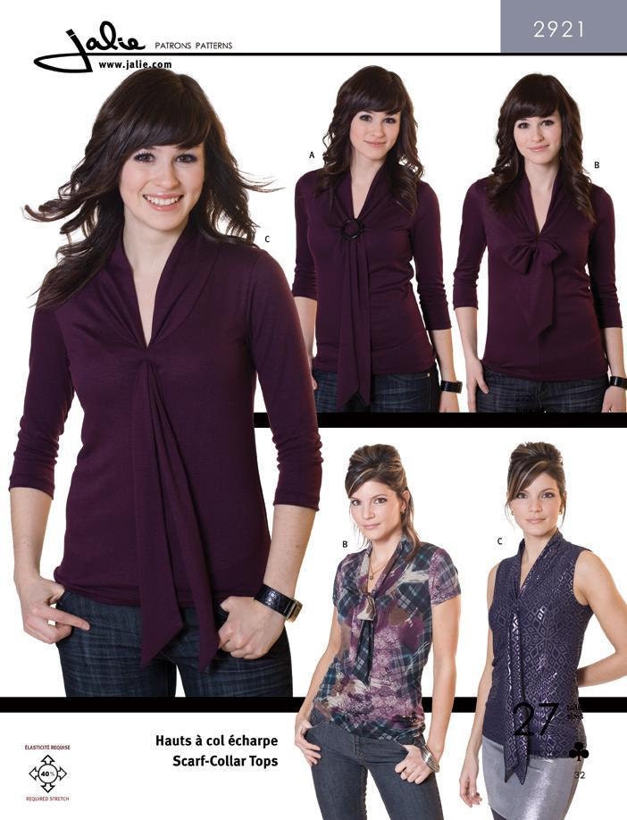Jalie 2921 Scarf Top Pattern