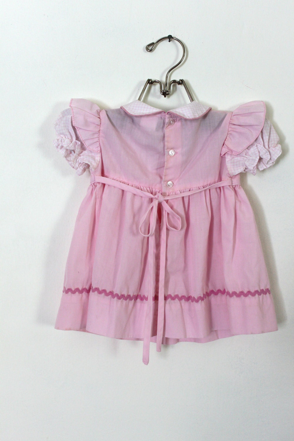 Vintage Baby Girl Apron Dress (Size 1)