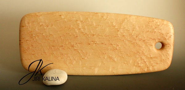 No.24 Bread Board: Birds Eye Maple, Serving Board, Home Decor