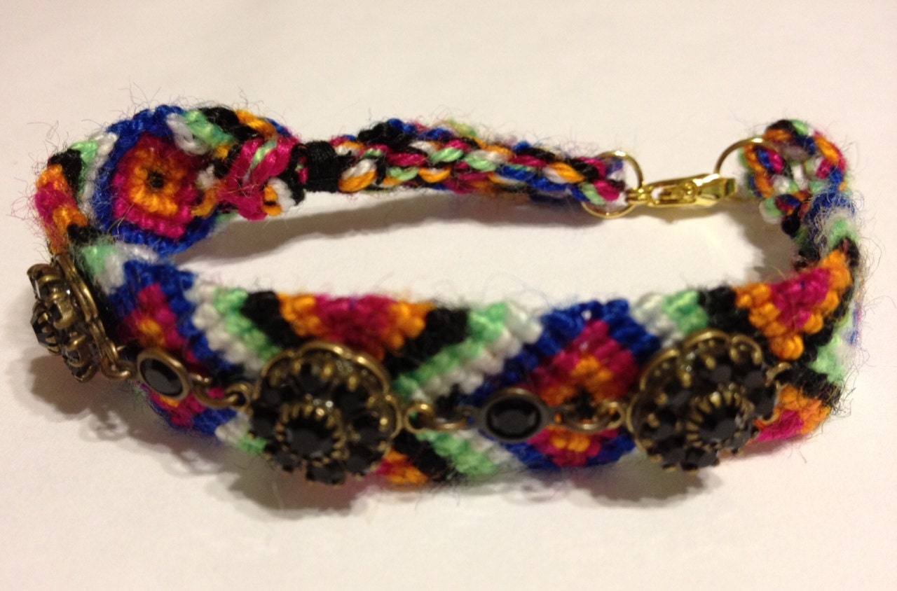The Sofia Bracelet, Swarovski Beaded Friendship Bracelet