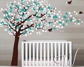 Cherry Blossom Tree with Birds  - Nursery Wall Decal