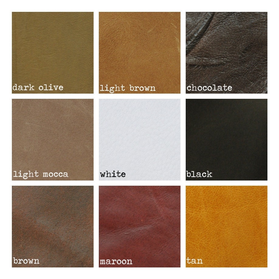URBANIA. Leather shoulder bag / crossbody purse. Available in different leather colors.