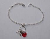 Keys to my Heart - bracelet, keys, heart, love, valentine, friendship, marriage, anniversary, birthday gift, lover, romance, unlock love