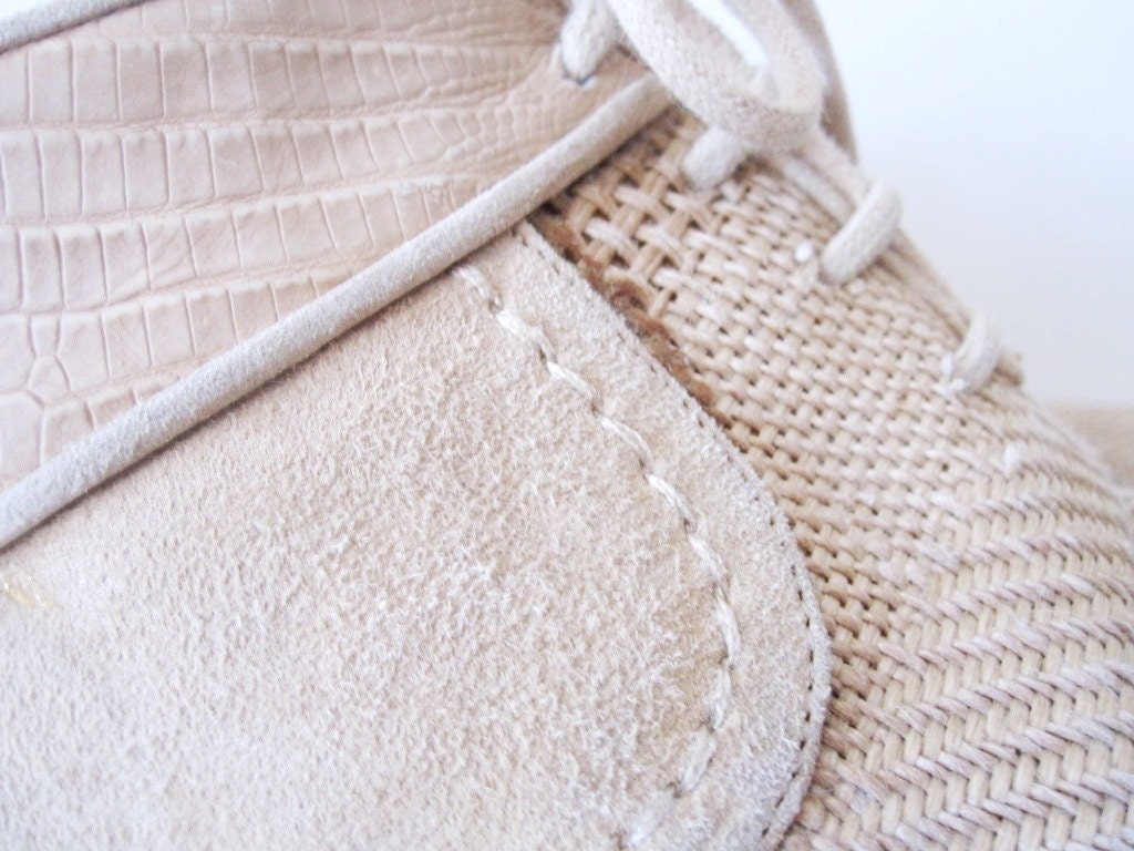 vintage woven oxford laced via spiga shoes