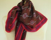 Anne Klein  silk scarf Vera sophisticated