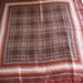 1950s silk scarf autumn leaves