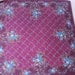 Laura Ashley vintage floral silk scarf 70s 80s