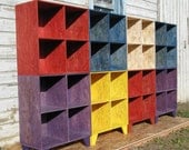 modular cubby bookcase storage two by four