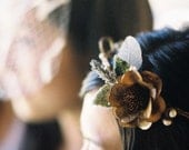 Flower Fairymaid Wreath - Hair Piece for the bridesmaid /  bride  / flower girls - Natural Materials, Handmade to order