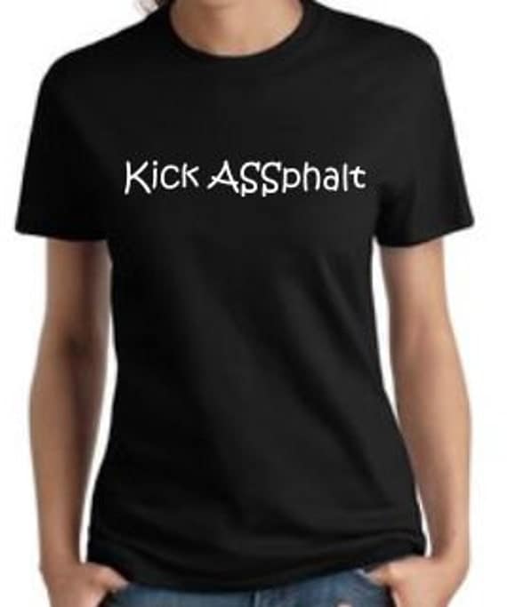 Kisk ASSphalt women's running shirt - WulfsExpressions Kisk ASSphalt women's running shirt - WulfsExpressions