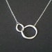 Mother's day SALE - Infinity love circle pendant Necklace, charm, pendant, lariat, wedding, necklace,