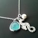 Sea horse Pendant, Charm,Necklace - Everyday Jewelry, Beach Wedding, Bridal, Tropical, Hawaiian, Beach Jewelry