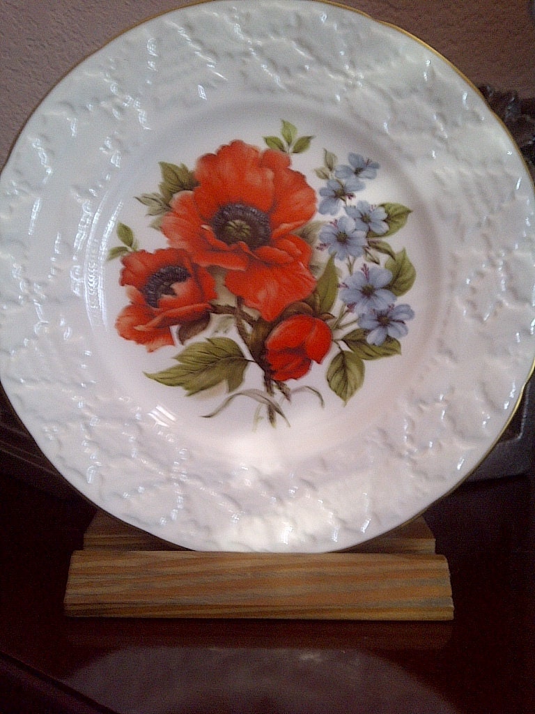COALPORT Bone China FLORAL Salad Plate