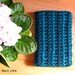 Kindle Fire case Kindle Touch bag Galaxy Tab Lenovo Nook Color Acer Icona Toshiba Thrive PlayBook eReader 7" tablets cover hand knit in blue