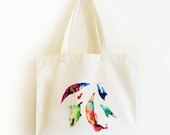 Custom Tote Bag Cotton White BLOWING FASHION