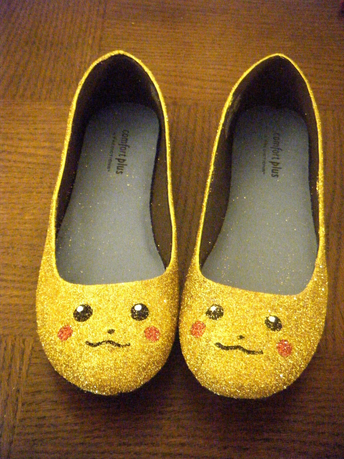 Pikachu Pokemon Glitter Shoes