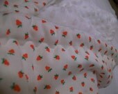 Small baby lovey blanket- Strawberry Hugs