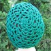 Crochet Snood in Green, Handmade Beanie, Hair Accessories