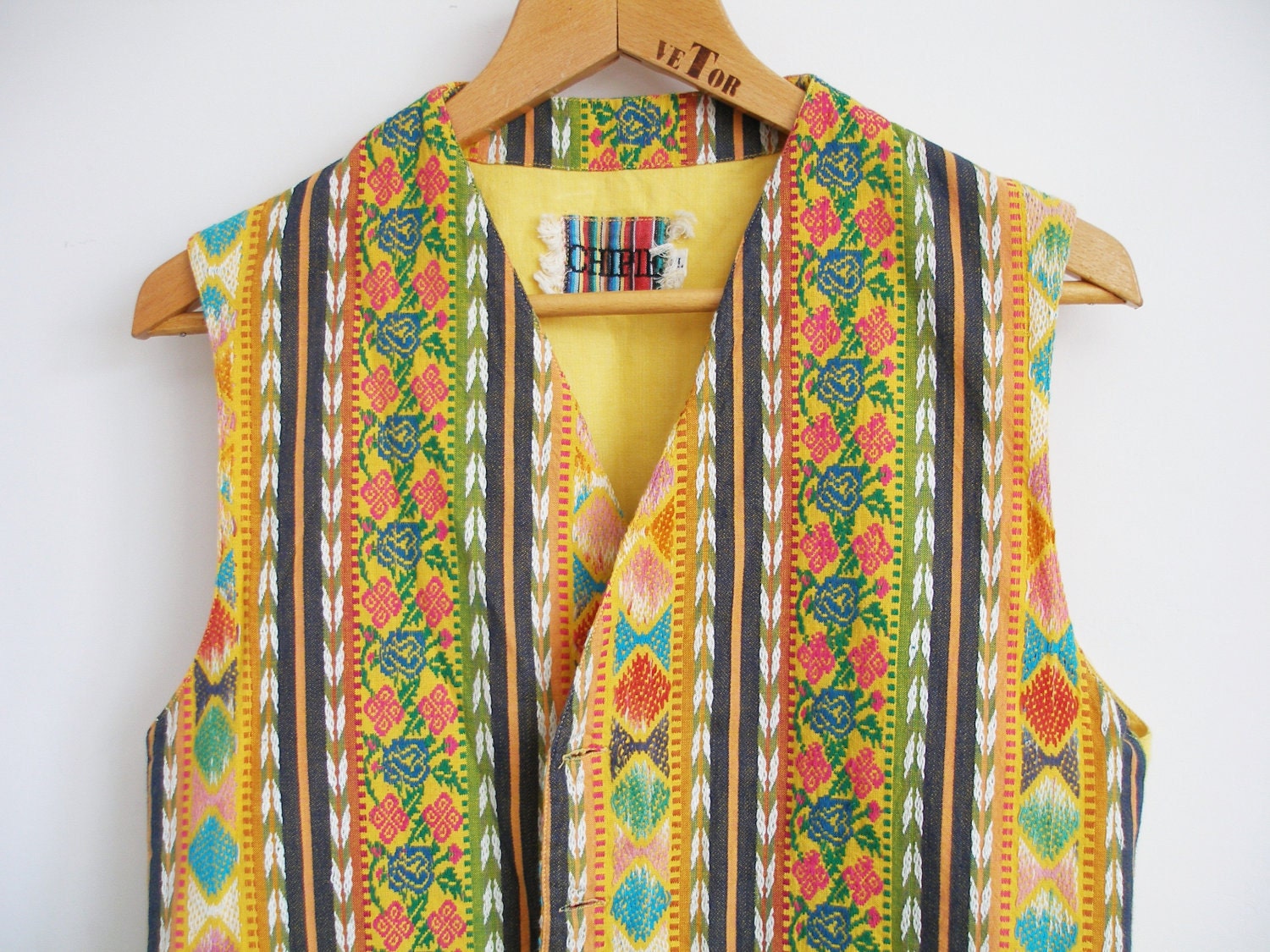 Vintage Hippie Vest , size M-L