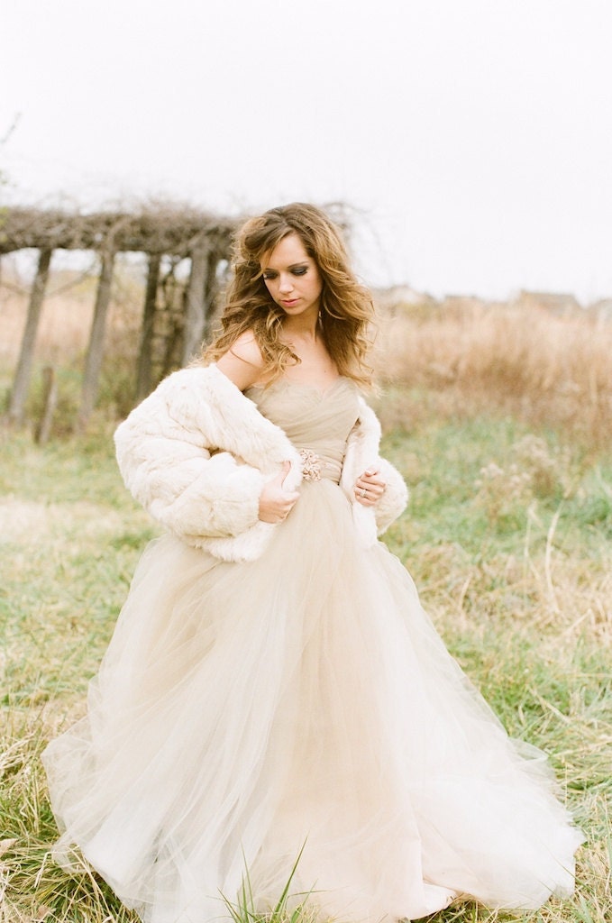 The "Marie"  Dress - Whimsical Tulle Wedding Ballgown