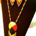 POWERFUL Native American Medicine Wheel Necklace and Earrings