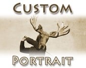 Custom pet portrait Vintage golf player Download altered ephemera Gentleman photo Sepia color Printable A4 and Postcard Size /cv019