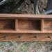 Rustic Reclaimed Shelf Cubby