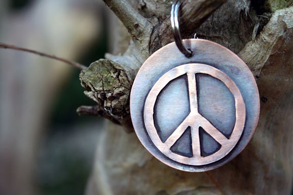 Pet I.D. Tag - Peace Sign