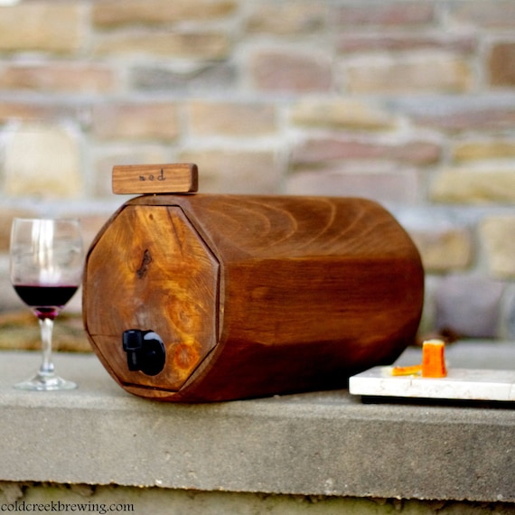 Wine Barrel - Wedding Reception - Gift Idea - Eco Friendly - Rustic - Wine Decanter