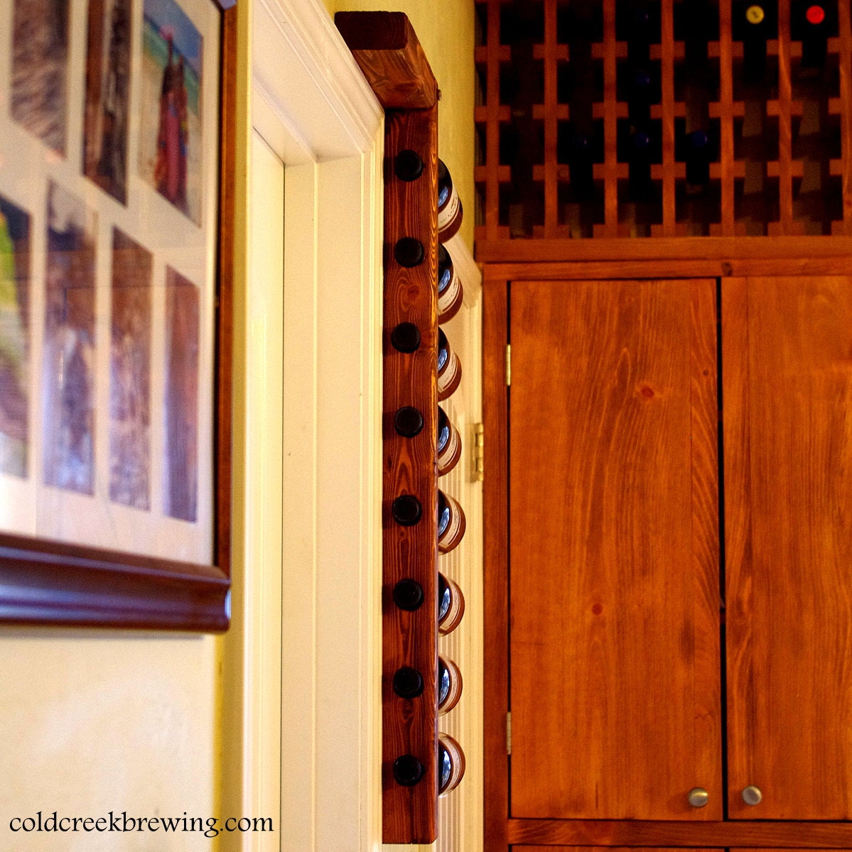 Rustic Wine Rack - Wine Rack - Wine Bottle Holder - Bridesmaid Gift - Anniversary Gift