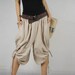 Linen pants/Trousers /----Ethnic Simple  linen cotton shorts